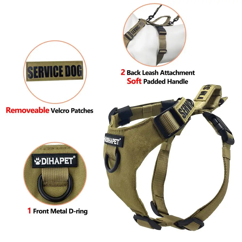 Dog Walker Harness Pet Walking Harness No Pull Comfortable and Breathable Oxford Dogs Collar Ring Easy Control Adjustable Vest