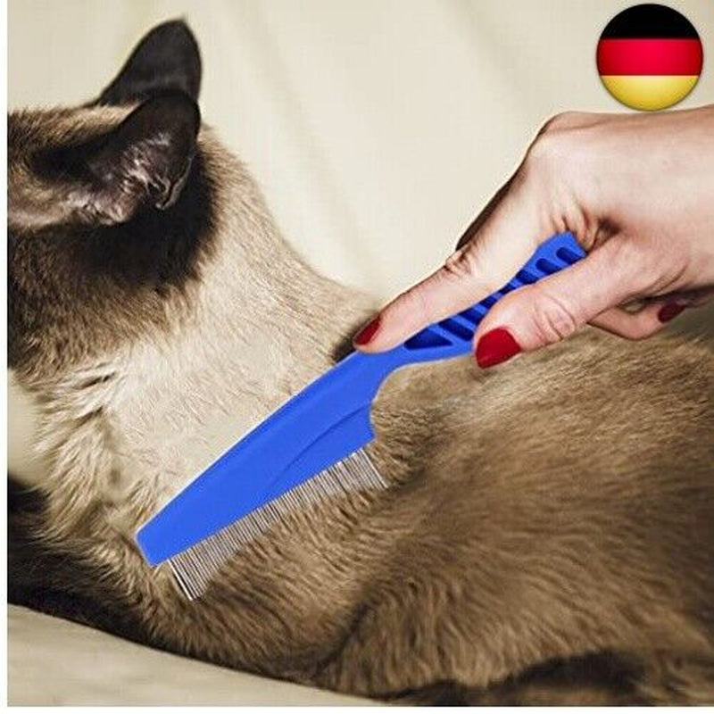 Molain Katze Hund Flohkamm, 4 Pieces Pet Reißen Fleck Entferner Kamm Set Pet