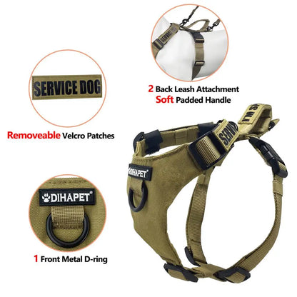 Dog Walker Harness Pet Walking Harness No Pull Comfortable and Breathable Oxford Dogs Collar Ring Easy Control Adjustable Vest