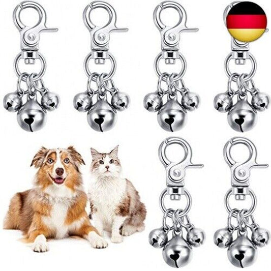 Weewooday 6 Stücke Haustier Glocken Für Halsbänder Laute Hundeglocken Sc