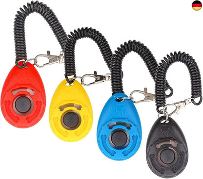 Diyife Hunde Clicker, 4 Stück Trainings-Clic